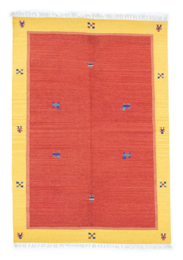 Tapis Kelim - Tendance - 200 x 140 cm - rouge
