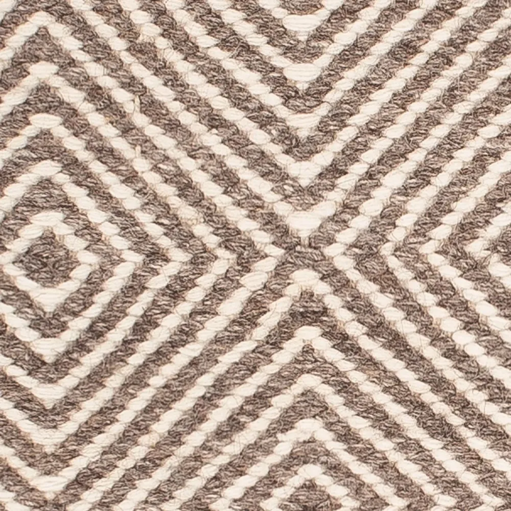 Tapis Kelim - Tendance carré - 45 x 45 cm - multicolore
