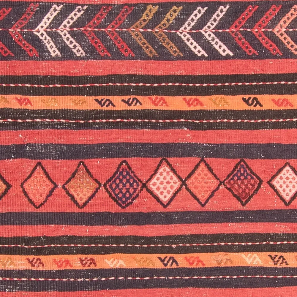 Tapis Kelim - Vieux - 190 x 160 cm - multicolore