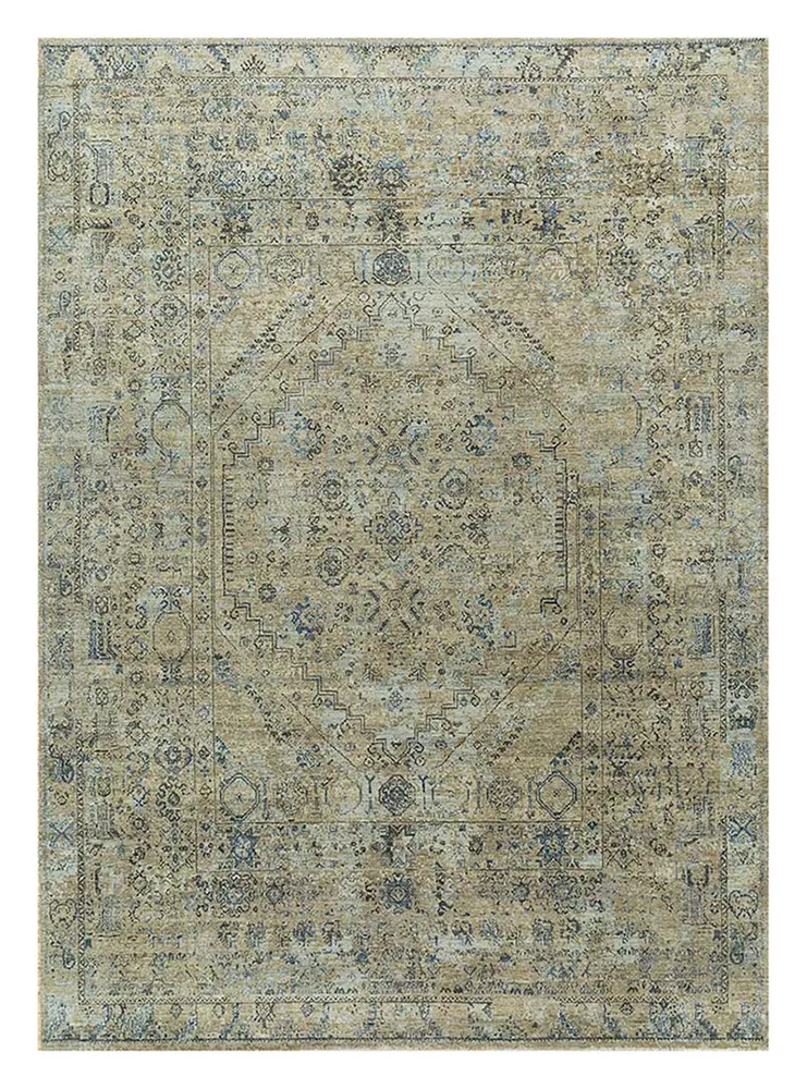 Tapis en laine - 240 x 170 cm - vert menthe