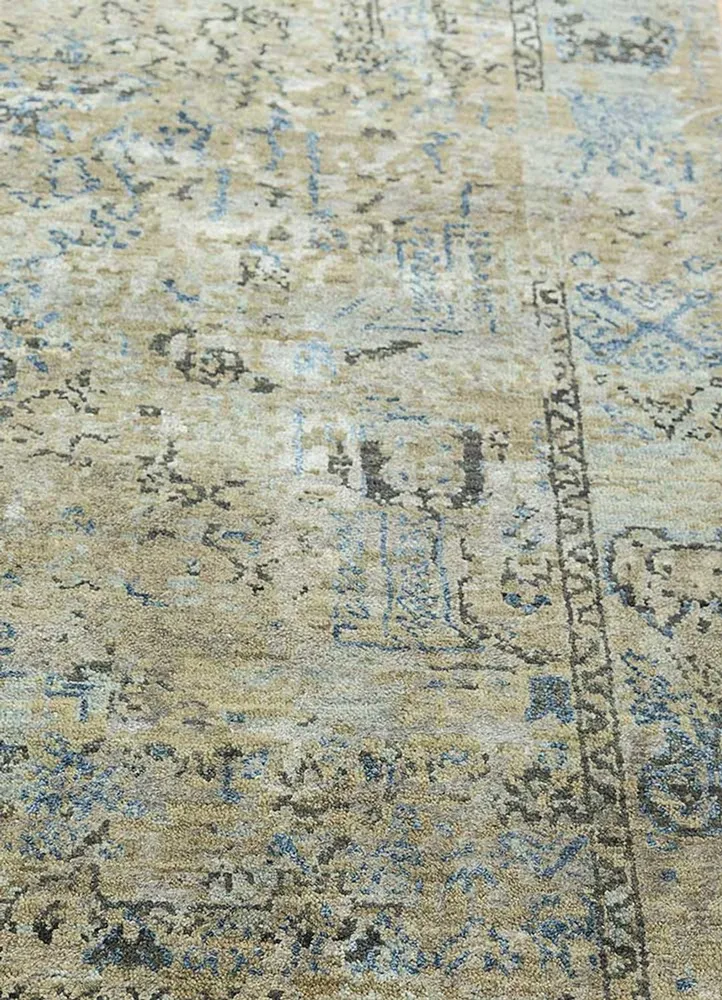 Tapis en laine - 240 x 170 cm - vert menthe
