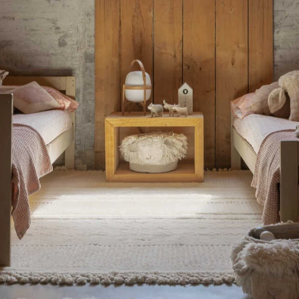 Tapis En Laine Ari Sheep Blanc 120 X 170 cm