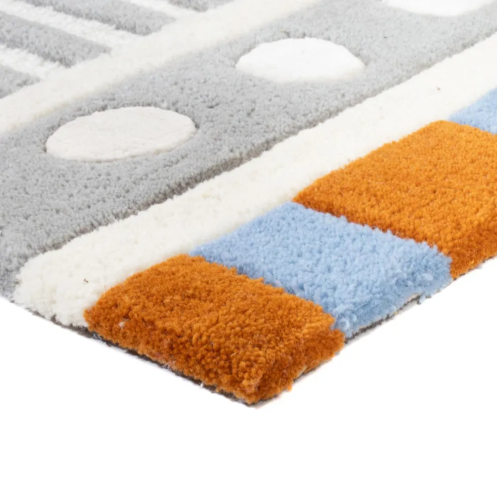 Tapis en laine - 97 x 61 cm - multicolore