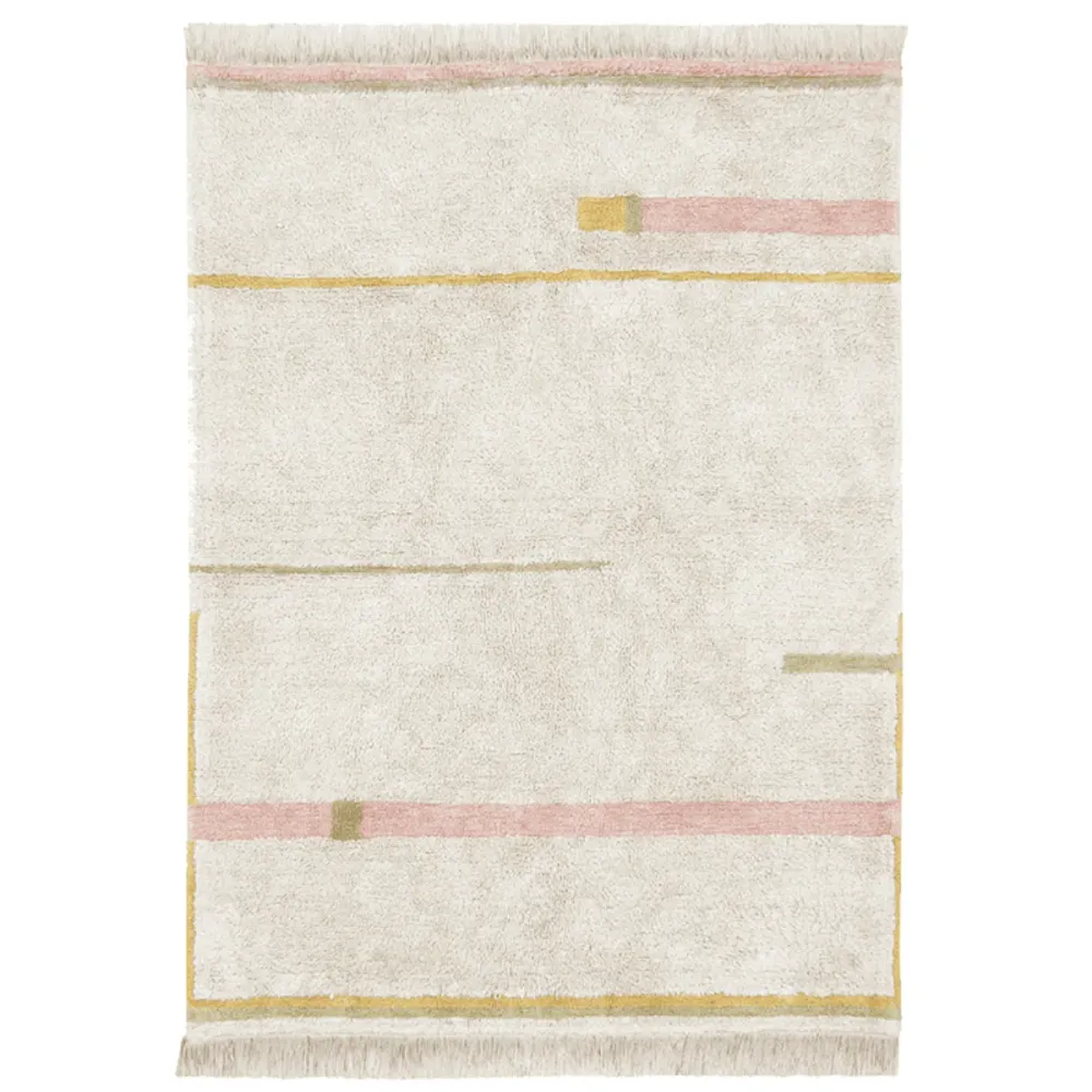 Tapis Lavable Lane Naturel - Vintage Nude 200 x 300 Cm