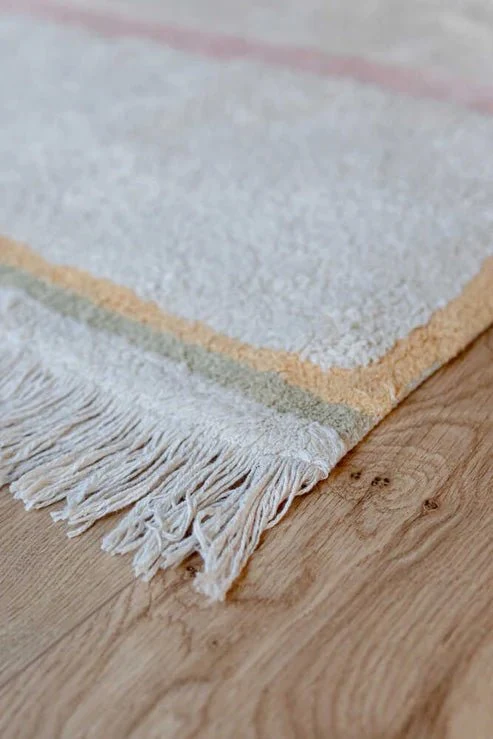 Tapis Lavable Lane Naturel - Vintage Nude 200 x 300 Cm