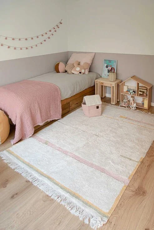 Tapis Lavable Lane Naturel - Vintage Nude 200 x 300 Cm