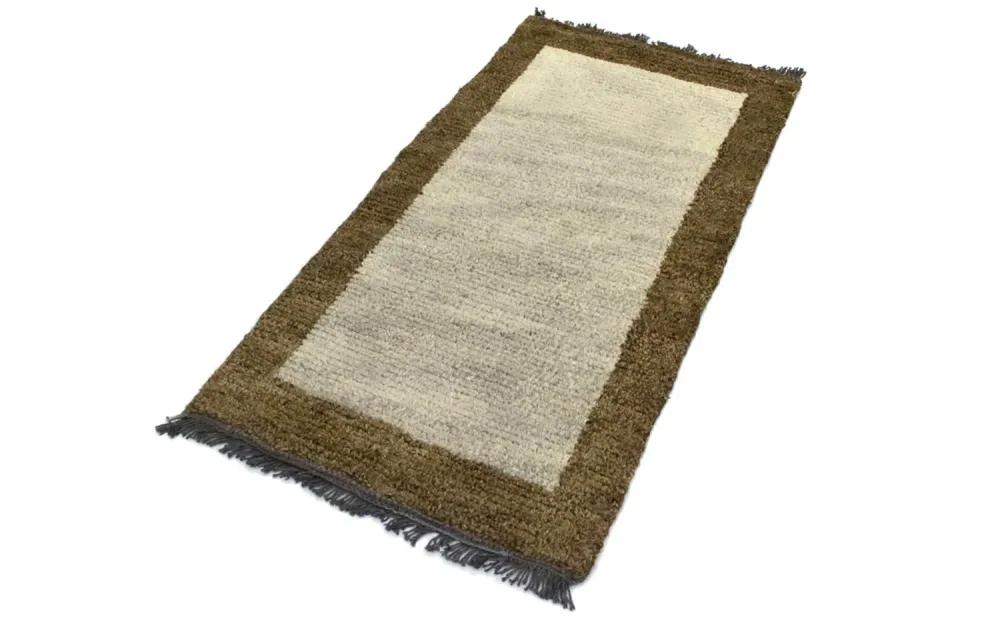 Tapis Népalais - 140 x 70 cm - beige