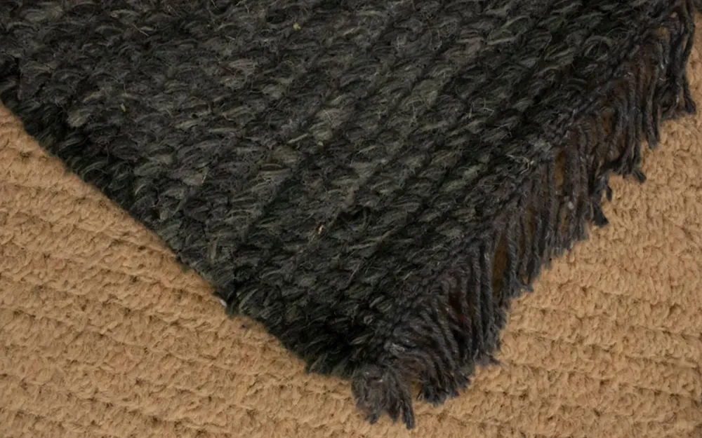 Tapis Népalais - 140 x 70 cm - beige