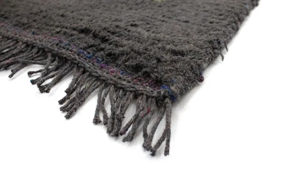 Tapis Népalais - 140 x 70 cm - gris