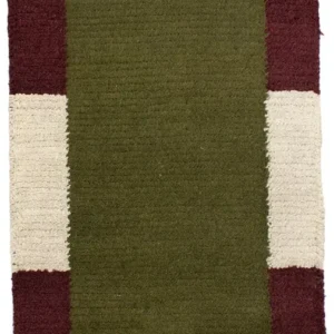 Tapis Népalais - 140 x 70 cm - vert