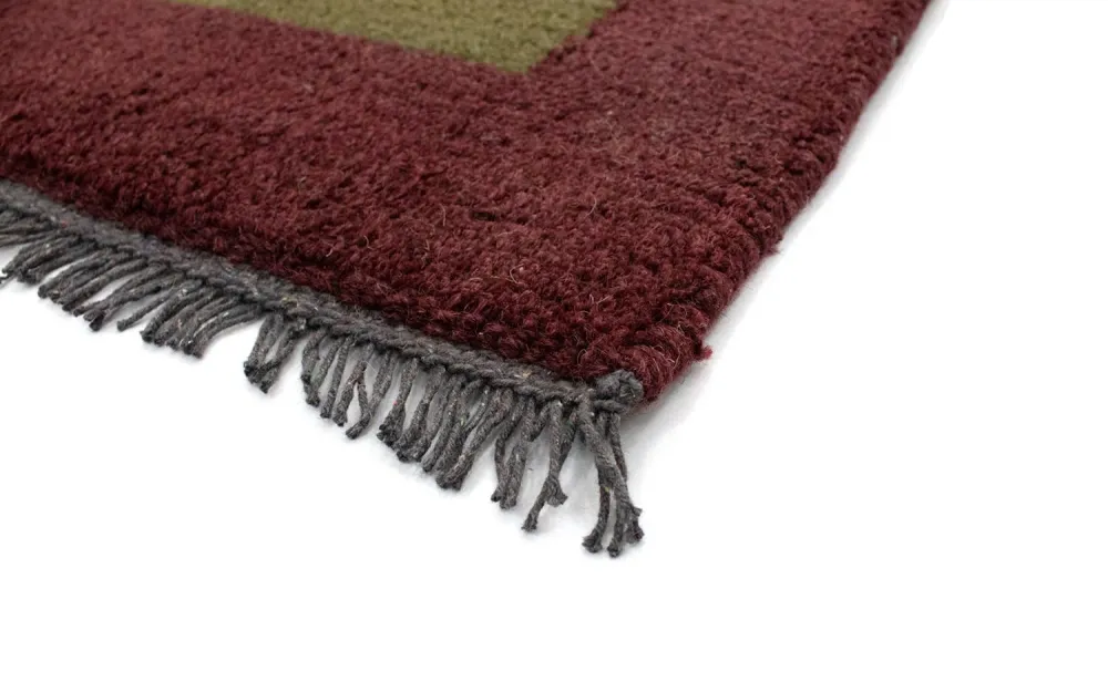 Tapis Népalais - 140 x 70 cm - vert