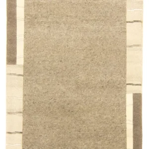 Tapis Népalais - 185 x 128 cm - gris