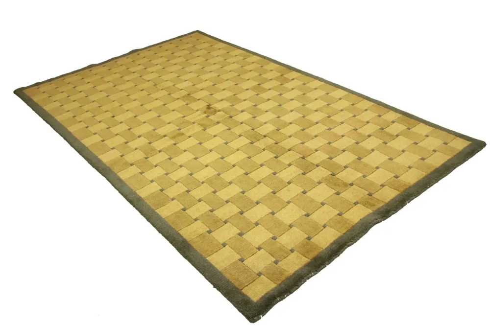 Tapis Népalais - 245 x 155 cm - or