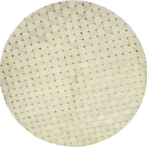Tapis Népalais ronde - 150 x 150 cm - beige
