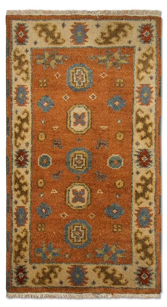 Tapis oriental - 117 x 63 cm - orange