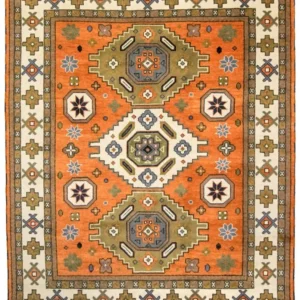 Tapis oriental - 304 x 249 cm - orange