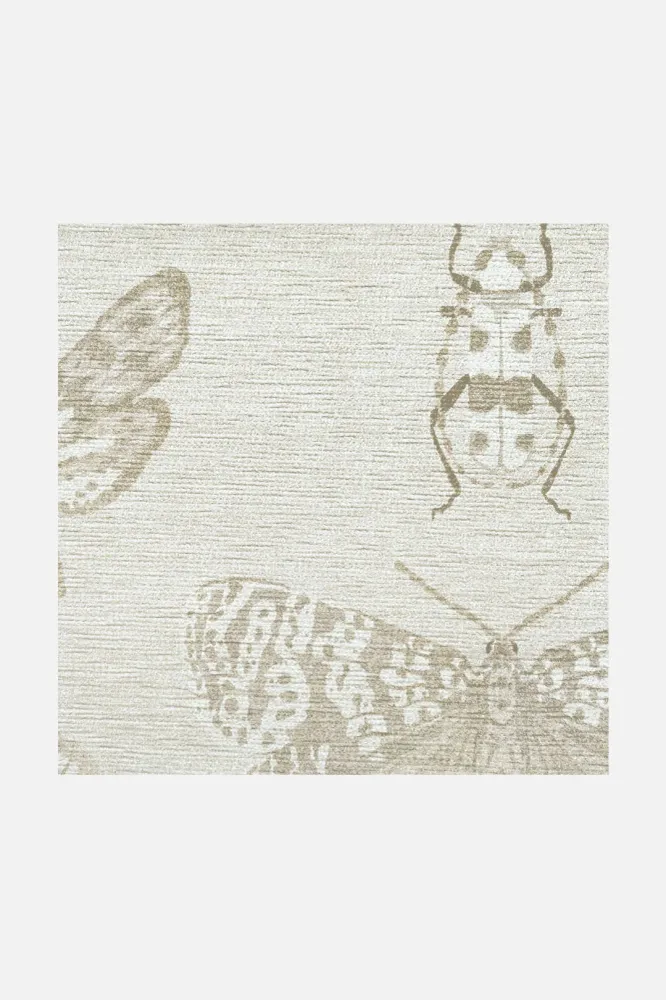Tapis Papillon Beige