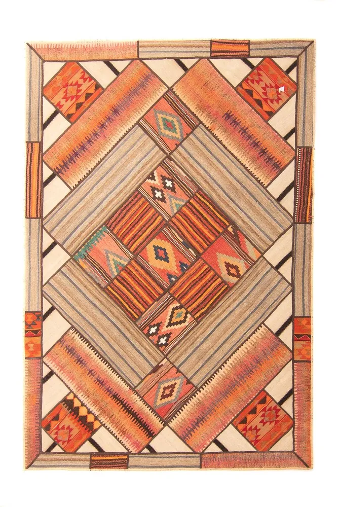 Tapis patchwork - 230 x 160 cm - multicolore