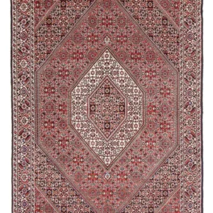 Tapis persan - Bidjar - 176 x 110 cm - rouge clair