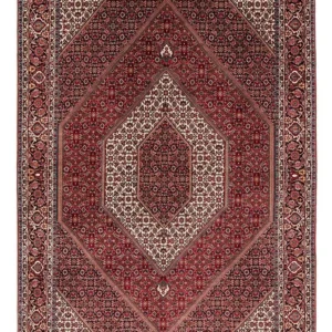 Tapis persan - Bidjar - 243 x 167 cm - rouge