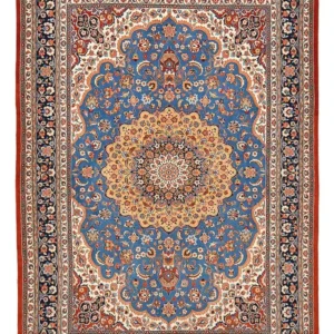 Tapis persan - Classique - 248 x 172 cm - bleu