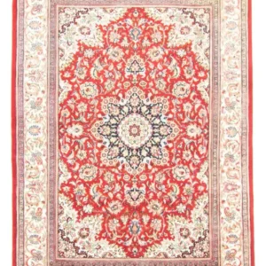 Tapis persan - Ghom - 235 x 170 cm - rouge