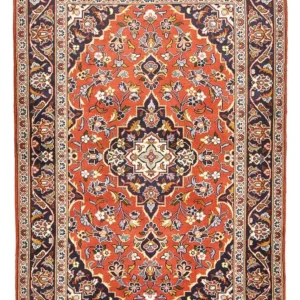 Tapis persan - Keshan - 148 x 103 cm - terracotta