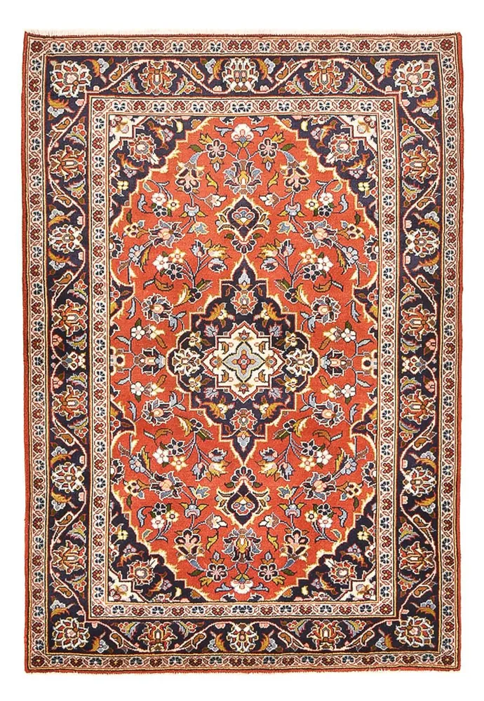 Tapis persan - Keshan - 148 x 103 cm - terracotta