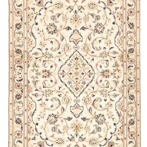 Tapis persan - Keshan - 150 x 98 cm - beige