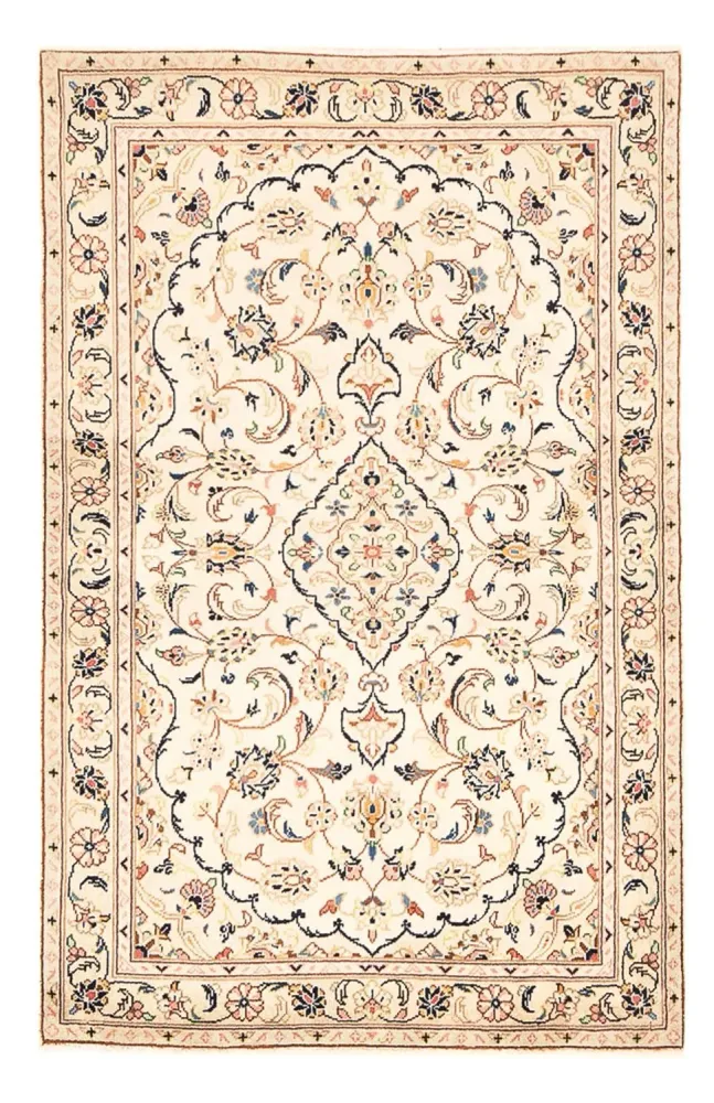 Tapis persan - Keshan - 150 x 98 cm - beige