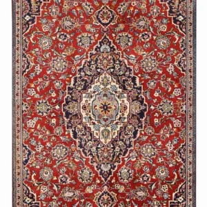 Tapis persan - Keshan - 244 x 146 cm - rouge