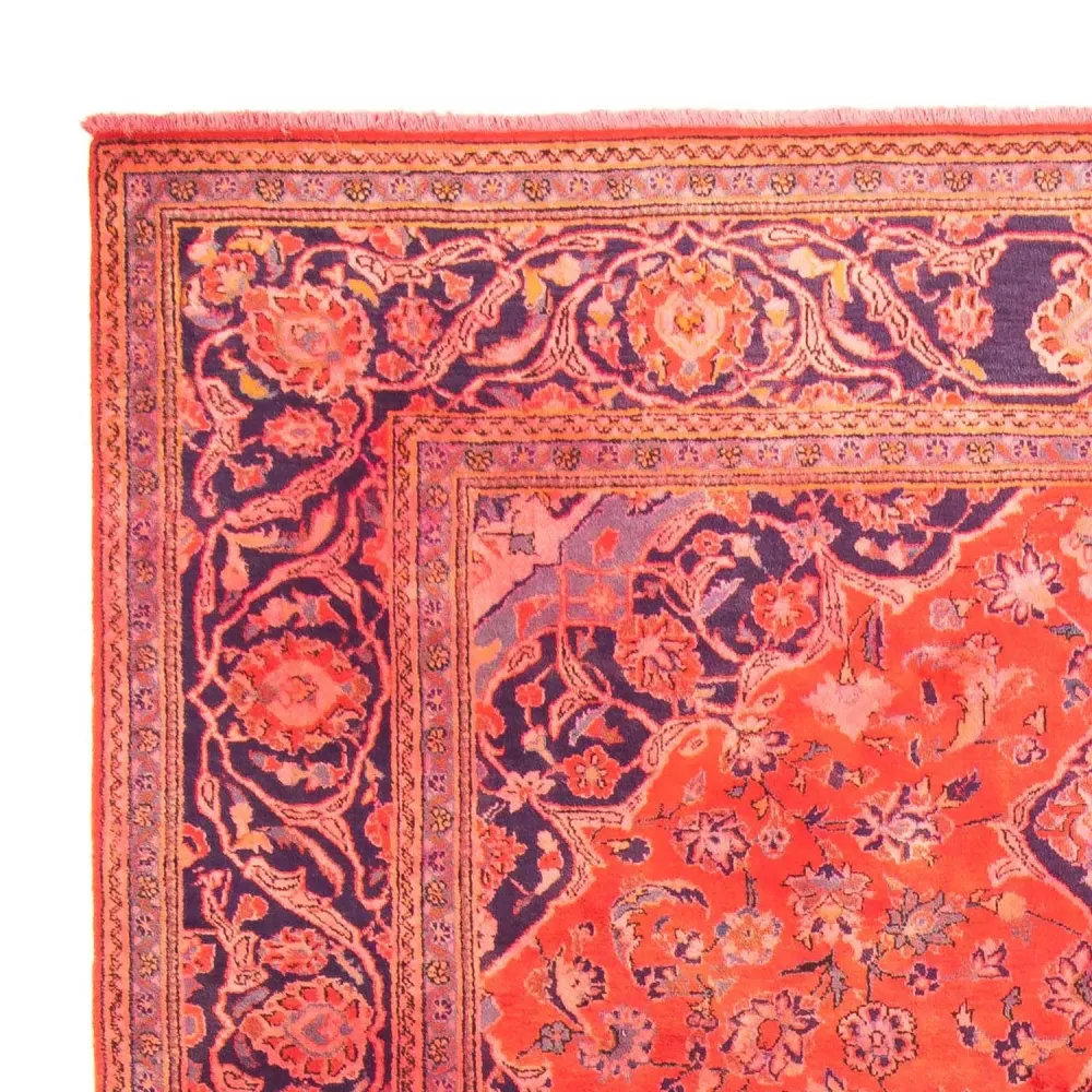 Tapis persan - Keshan - 277 x 170 cm - rouge clair