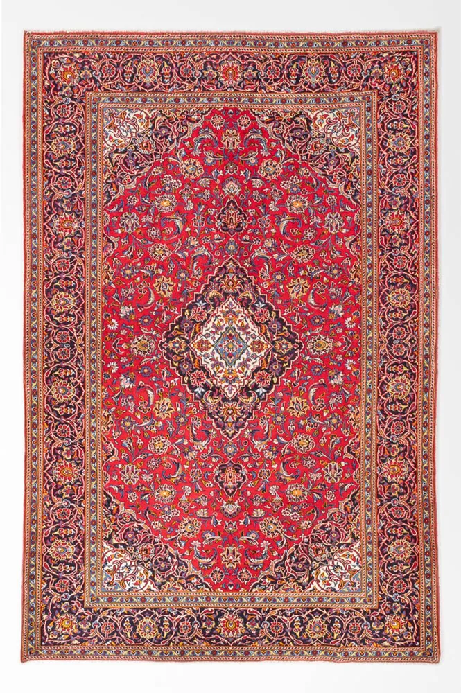 Tapis persan - Keshan - 300 x 218 cm - rouge