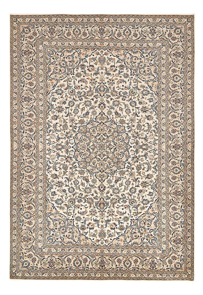 Tapis persan - Keshan - 361 x 249 cm - beige foncé