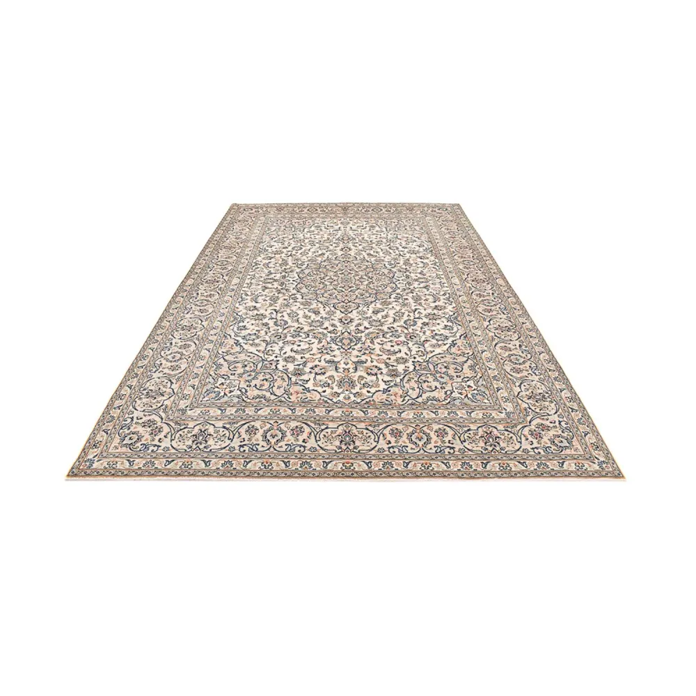 Tapis persan - Keshan - 361 x 249 cm - beige foncé