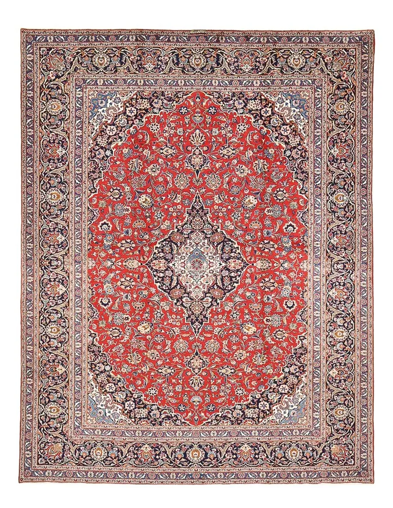 Tapis persan - Keshan - 398 x 306 cm - rouge