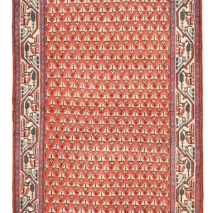 Tapis persan - Mir - 125 x 66 cm - rouille