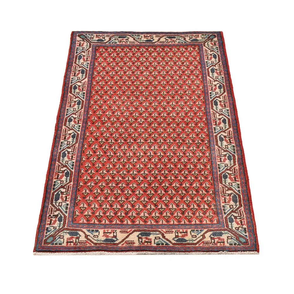 Tapis persan - Mir - 125 x 66 cm - rouille
