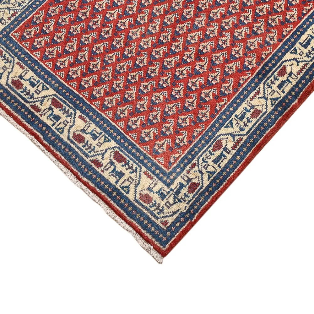 Tapis persan - Mir - 134 x 68 cm - rouge clair