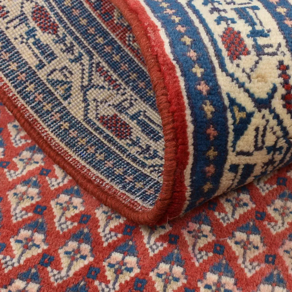 Tapis persan - Mir - 134 x 68 cm - rouge clair