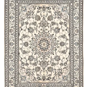 Tapis persan - Nain - 200 x 148 cm - beige clair