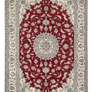 Tapis persan - Nain - 296 x 200 cm - rouge