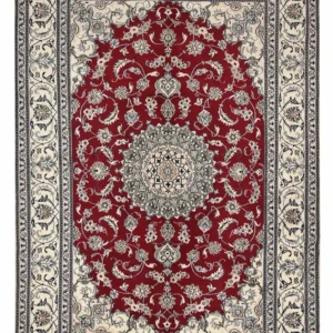 Tapis persan - Nain - 297 x 203 cm - rouge