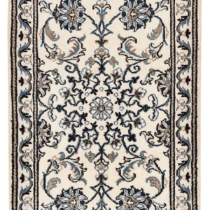Tapis persan - Nain - 87 x 55 cm - blanc
