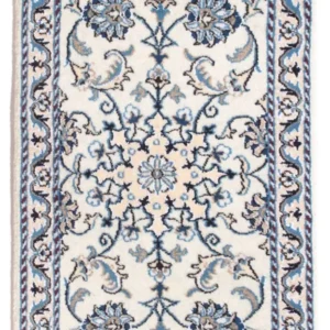 Tapis persan - Nain - 90 x 60 cm - crème