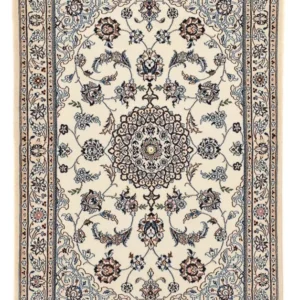 Tapis persan - Nain - Royal - 108 x 72 cm - gris clair