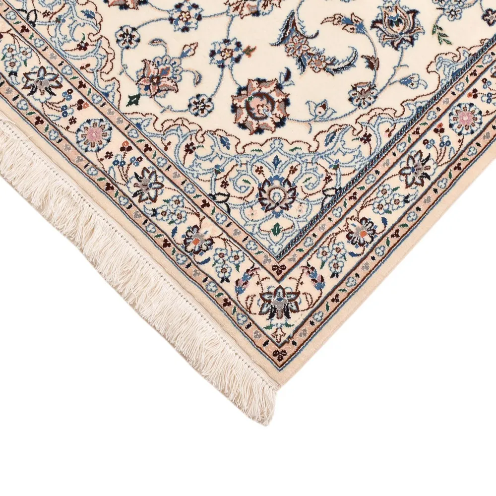 Tapis persan - Nain - Royal - 108 x 72 cm - gris clair