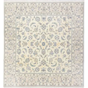 Tapis persan - Nain - Royal carré - 210 x 200 cm - beige