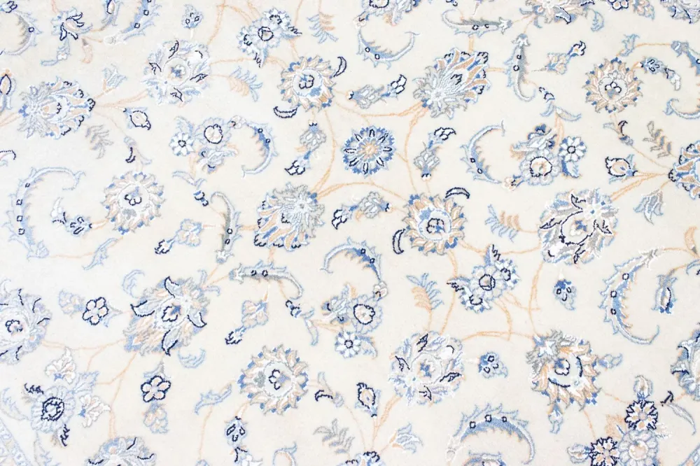 Tapis persan - Nain - Royal carré - 210 x 200 cm - beige