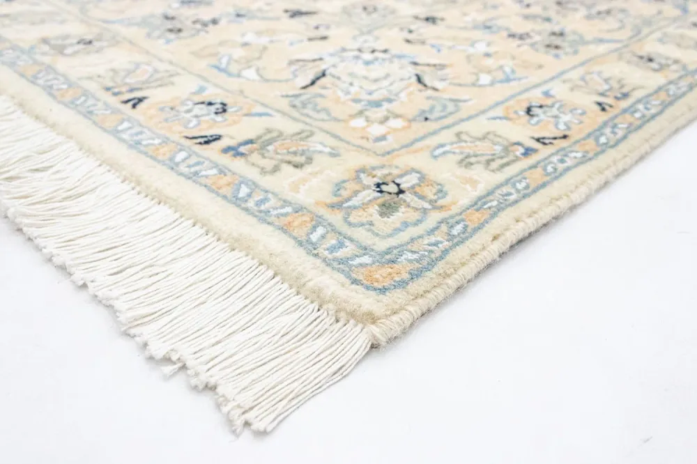 Tapis persan - Nain - Royal carré - 210 x 200 cm - beige